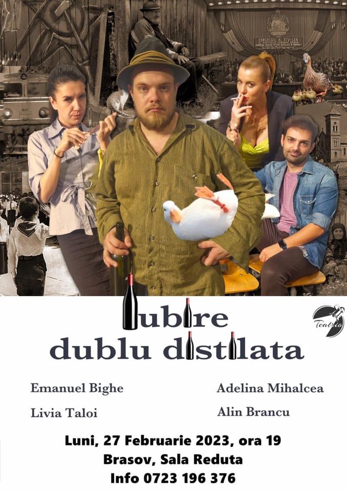 Spectacol de teatru IUBIRE DUBLU DISTILATĂ