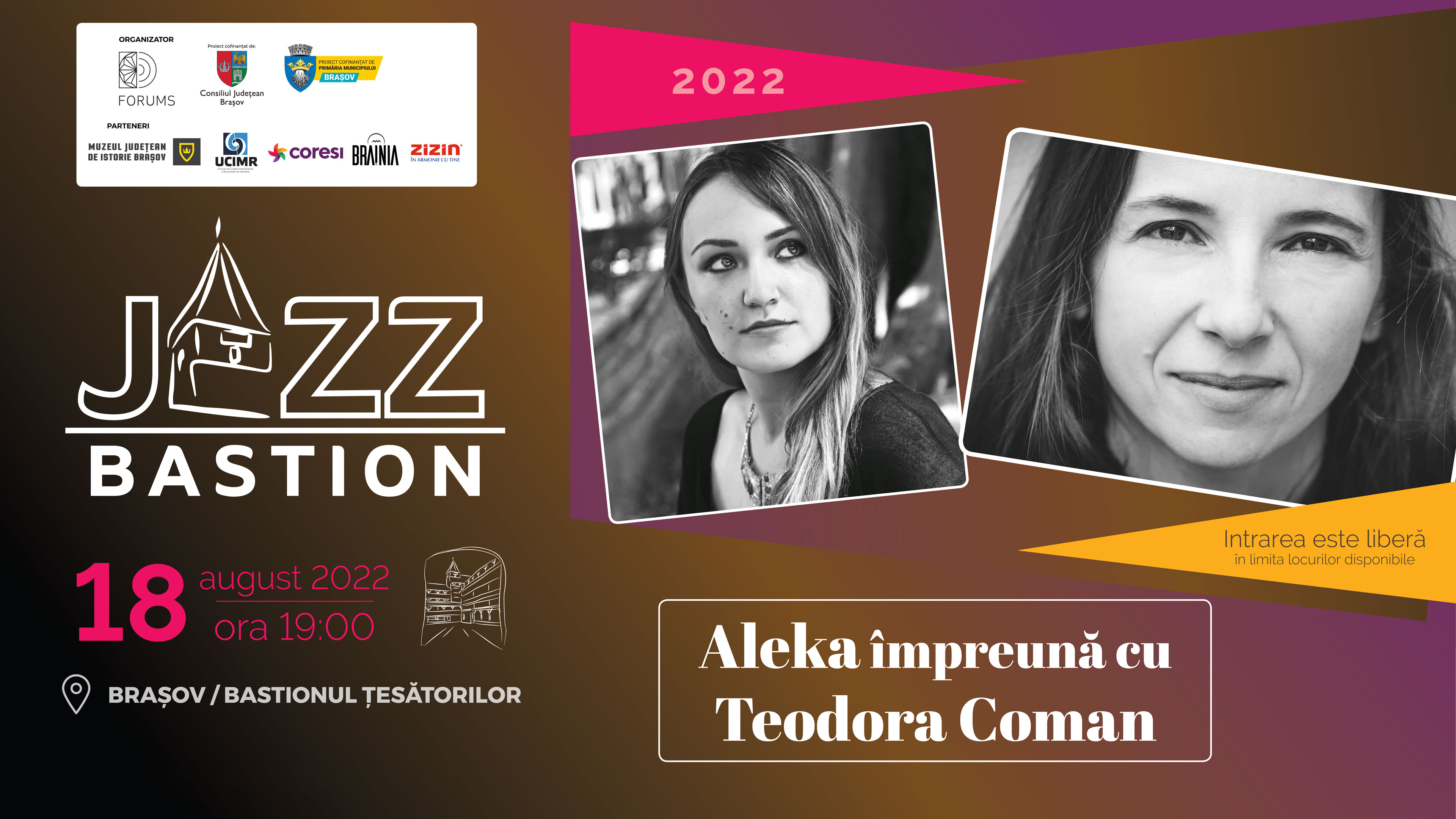 Aleka & Lucas Contreras, împreună cu Teodora Coman la Jazz Bastion 2022